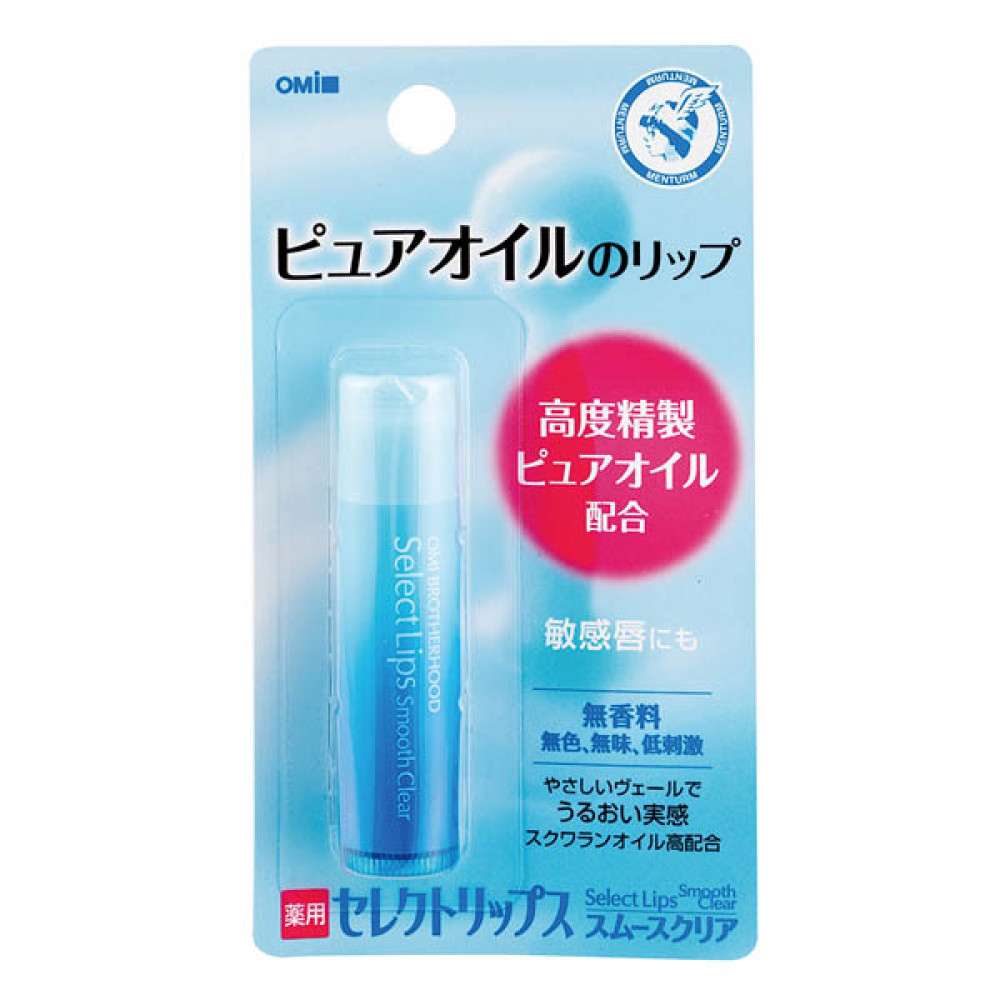 金點水漾潤唇膏-敏感唇 Select Lips Smooth Clear 1PCS 金點水漾潤唇膏-敏感唇 Select Lips Smooth Clear 1PCS