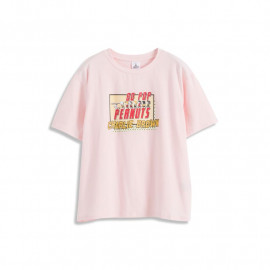 image of 查理‧布朗好朋友GO POP印圖T恤 Charlie Brown Good friend GO POP Print T-Shirt