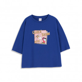 image of 查理‧布朗 露西普普風T恤 兩色售 Charlie Brown Lucy Pupp T-Shirt Two-Color