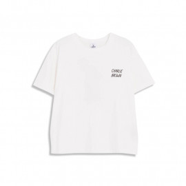 image of 查理‧布朗背後圖案T恤 兩色售 Charlie Brown Behind The Pattern T-Shirt Two-Color