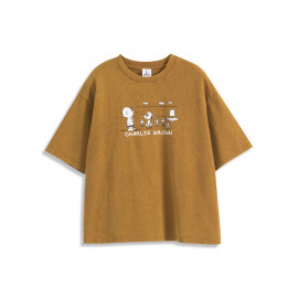 image of 查理‧布朗有趣海盜印花T恤 Charlie Brown Funny Pirate Print T-Shirt