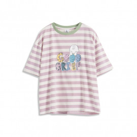 image of 查理‧布朗親子系列配色條紋印花T恤 Charlie Brown Family Collection Color Stripe Print T-Shirt