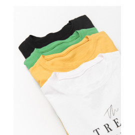 image of TREND字母短袖棉T 四色售 TREND Letter Short Sleeve Cotton T Four Colors