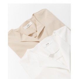 image of 前短後長氣質上衣V領上衣 兩色售 Front Short And Long Temperament Top V-Neck Top Two-Colors