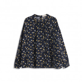 image of 滿版小碎花長袖上衣 Full Version Of Small Floral Long-Sleeved Top