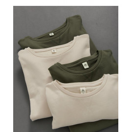 image of 領叉字車線設計大學T 兩色售 Collar Word Line Design University T Two-Colors