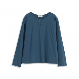 image of 基本百搭素色長袖竹節棉T 两色售 Basic Wild Plain Long-Sleeved Bamboo Cotton T Two-Colors