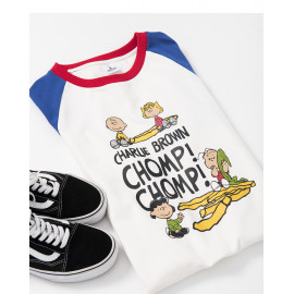 image of 查理‧布朗與朋友們的薯條派對洋裝 Charlie Brown And His Friends' Fries Party Dress