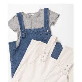 image of 多口袋造型扣帶連身褲 兩色售 Multi-Pocket Styling Buckle With Jumpsuit Two Colors