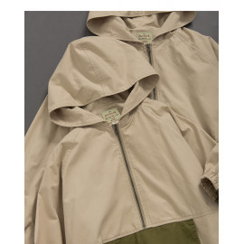 image of 撞色口袋拼接長袖連帽上衣 Contrast Pocket Stitching Long Sleeve Hooded Top