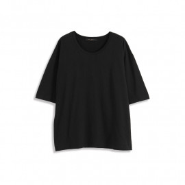 image of 純棉寬版五分袖上衣 三色售 Cotton Wide Version Five-Point Sleeve Top Three Colors