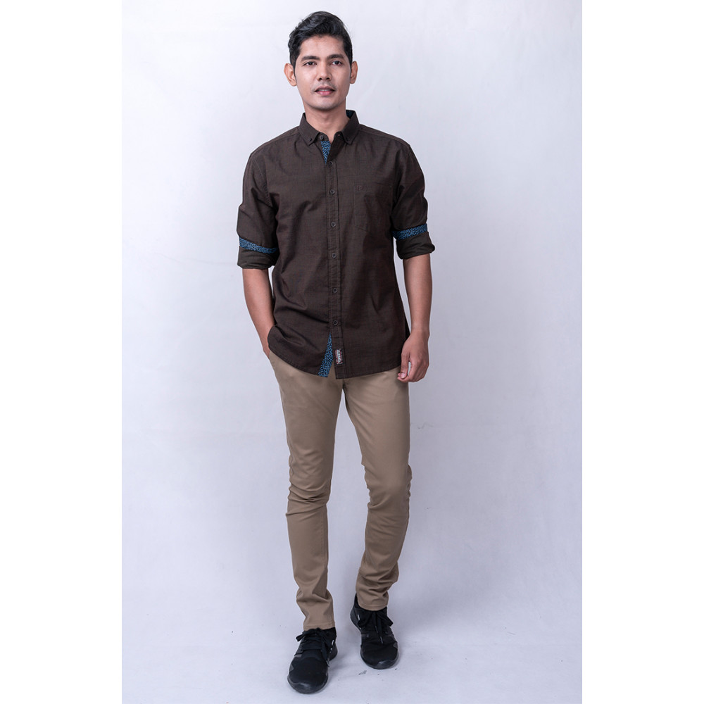 Diesel Men W. Oxford L/S - Brown Diesel Men W. Oxford L/S - Brown