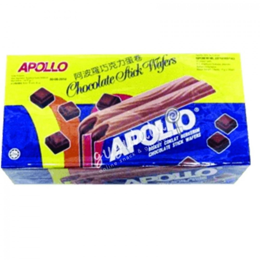 Apollo Chocolate Stick Wafers H1044 30'S X 11g Apollo Chocolate Stick Wafers H1044 30'S X 11g