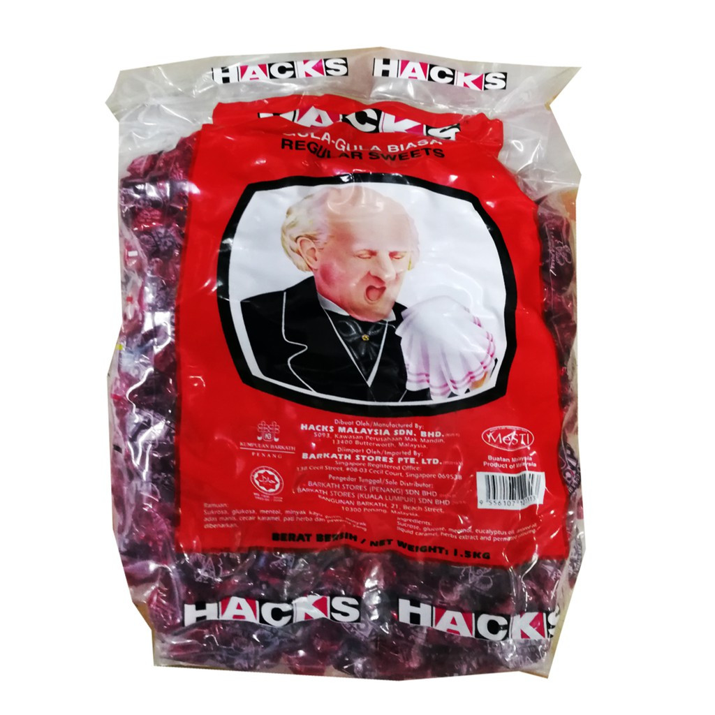Hacks Regular Sweets 1.5kg Hacks Regular Sweets 1.5kg