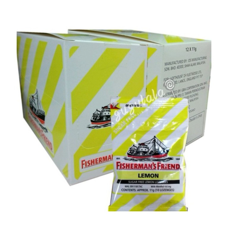Fisherman's Friend Lemon 12'S X 11g Fisherman's Friend Lemon 12'S X 11g