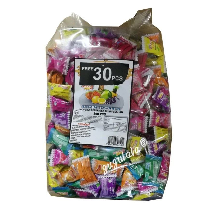 Lot 100 Assorted Candy 300'S Lot 100 Assorted Candy 300'S