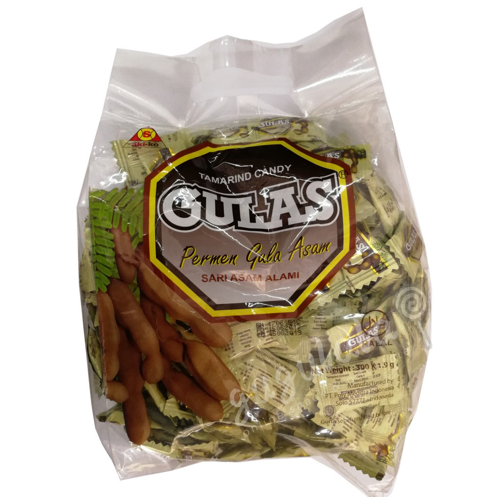 GULAS Tamarind Candy 300'S X 1.9g GULAS Tamarind Candy 300'S X 1.9g