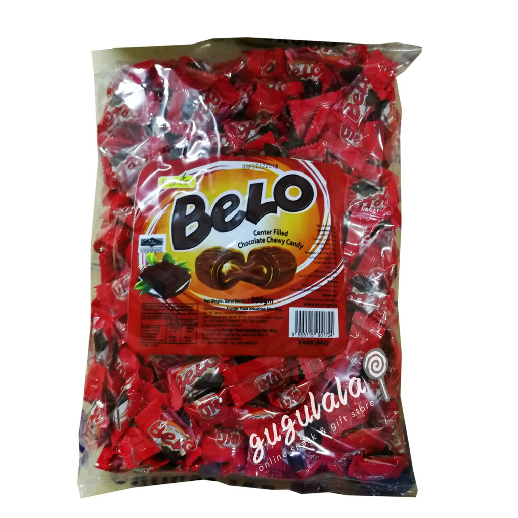 Belo Center Filled Chocolate Chewy Candy 300'S Belo Center Filled Chocolate Chewy Candy 300'S