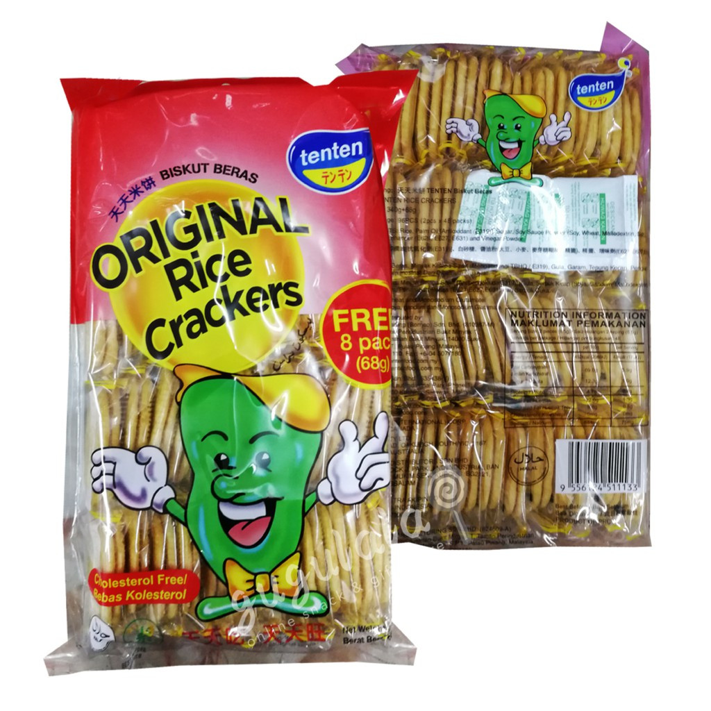 TenTen Original Rice Crackers 40'S X 8.5g TenTen Original Rice Crackers 40'S X 8.5g