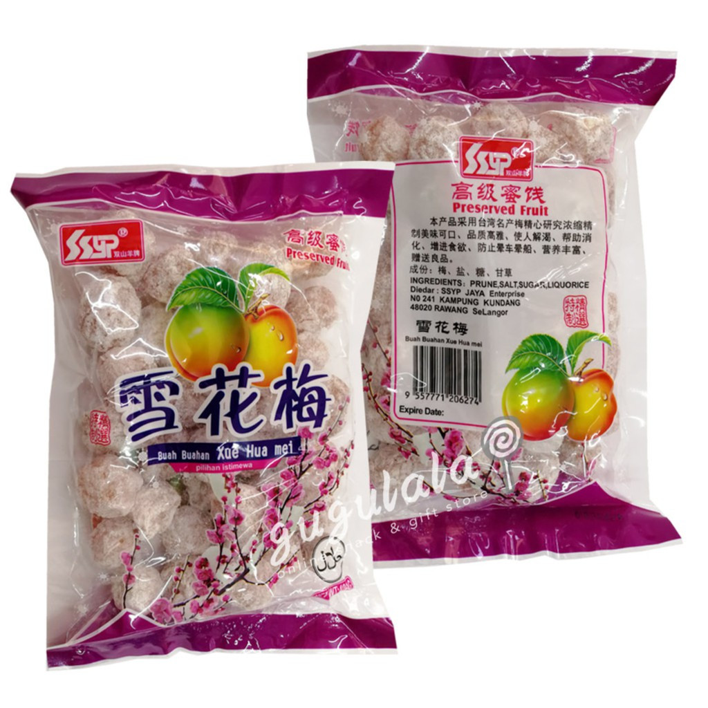 Buah-Buahan Xue Hua Mei 400g Buah-Buahan Xue Hua Mei 400g
