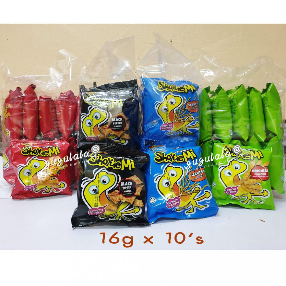 Snek Ku ShoyueMi Japanese Noodles Series Snack 10'S Snek Ku ShoyueMi Japanese Noodles Series Snack 10'S