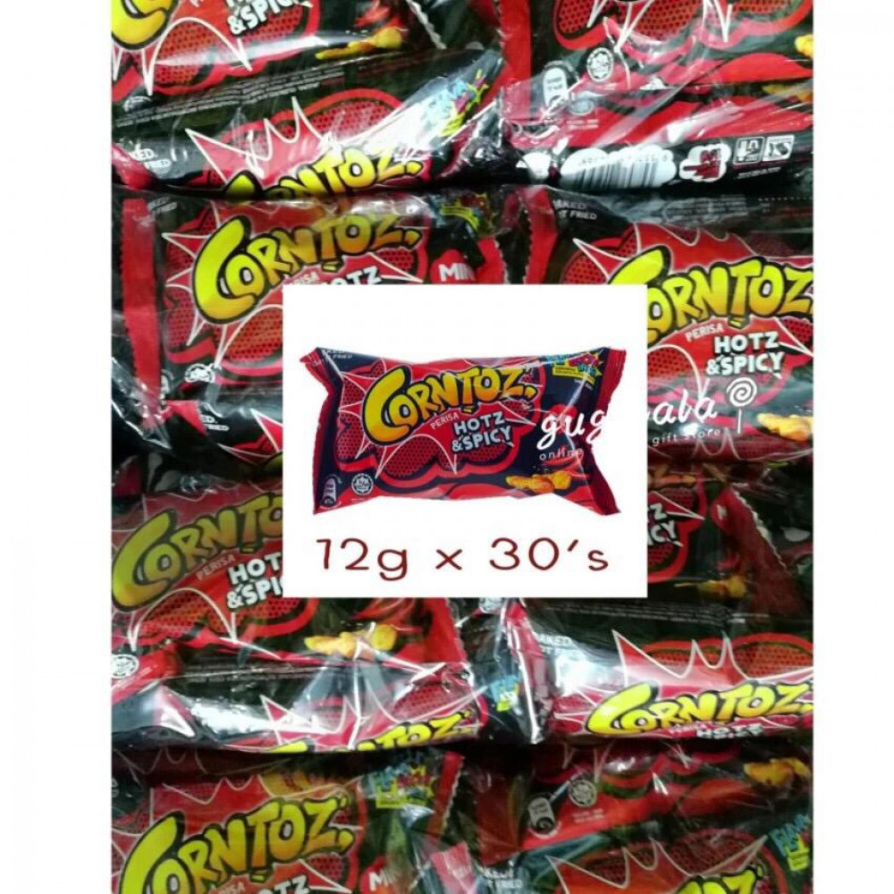 Mini Corntoz Hot & Spicy 30'S X 12g Mini Corntoz Hot & Spicy 30'S X 12g