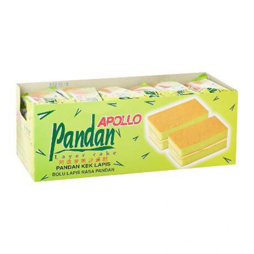 Apollo Pandan Layer Cake 3030 24'S X 18g Apollo Pandan Layer Cake 3030 24'S X 18g