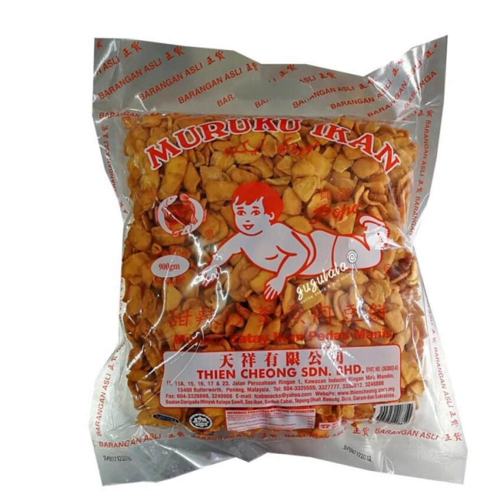 Popo Muruku Ikan Spicy 900g Popo Muruku Ikan Spicy 900g