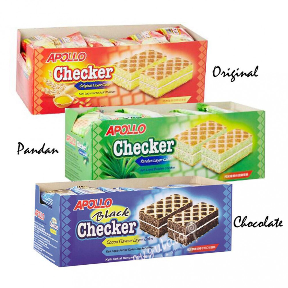 Apollo Checker Cake 24'S X 18g Apollo Checker Cake 24'S X 18g