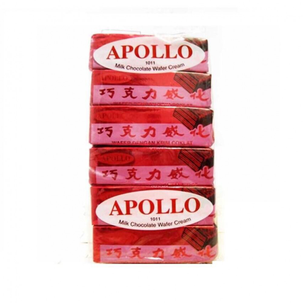 Apollo Milk Chocolate Wafer 12g X 12 Apollo Milk Chocolate Wafer 12g X 12