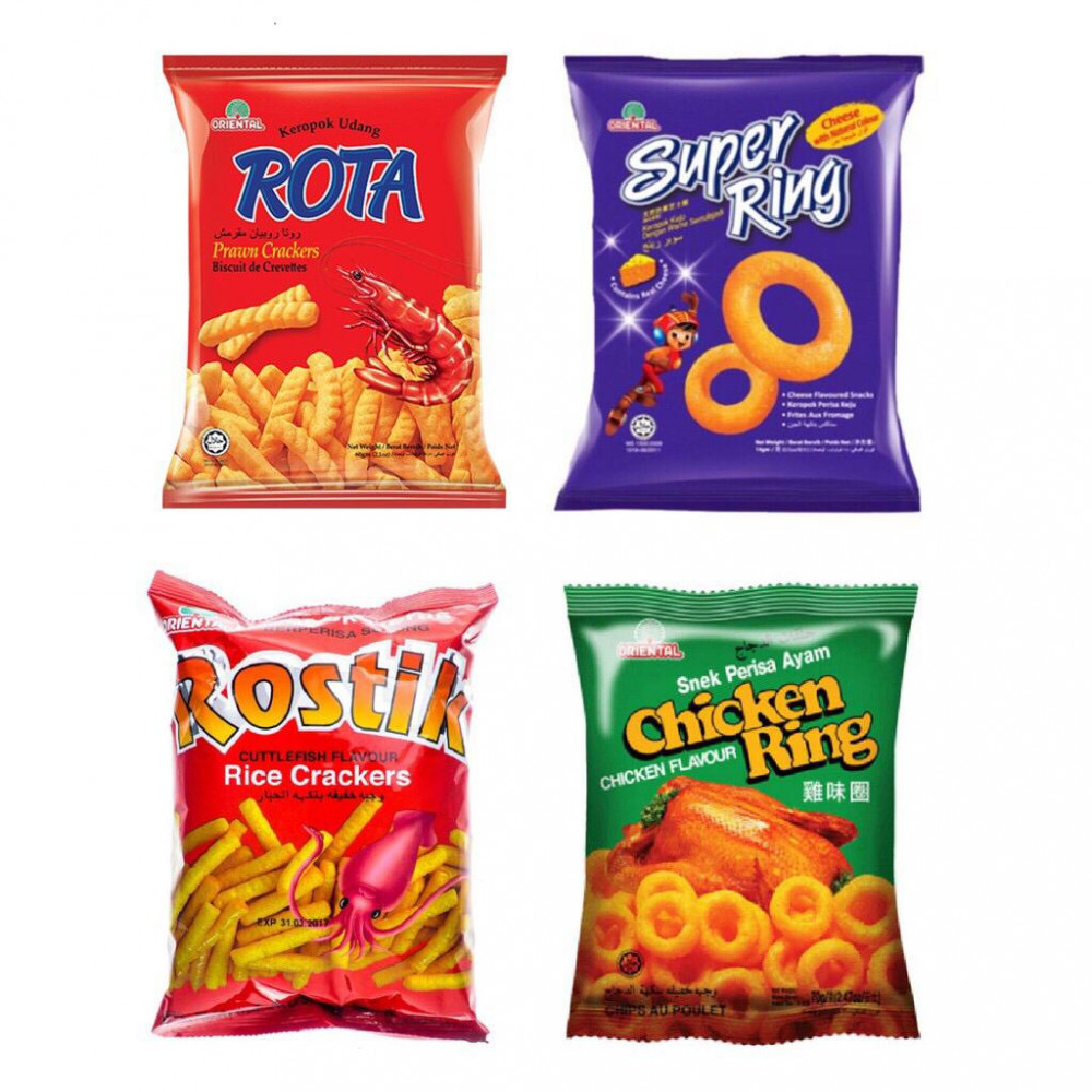 Oriental Rota Prawn Snack / Super Ring / Chicken Ring / Rostik 10'S (Small) Oriental Rota Prawn Snack / Super Ring / Chicken Ring / Rostik 10'S (Small)
