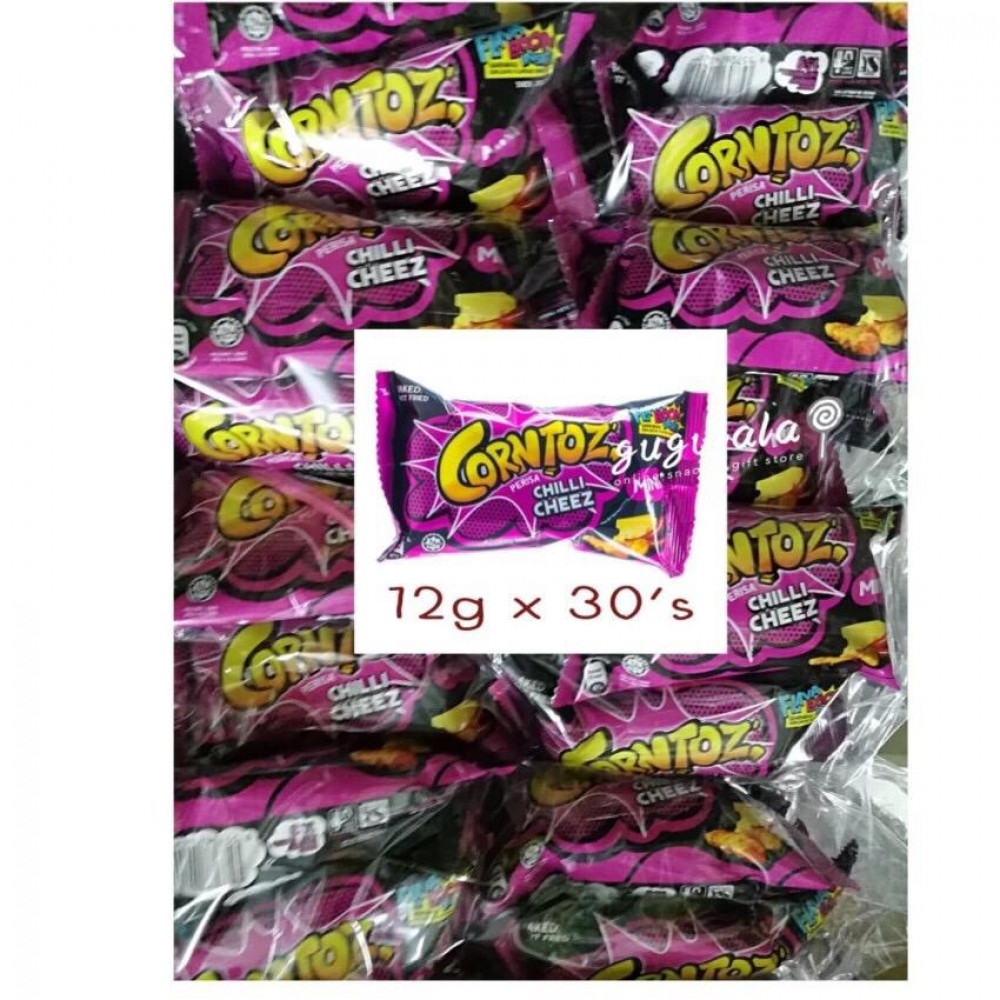 Mini Corntoz Chilli Cheez 30'S X 12g Mini Corntoz Chilli Cheez 30'S X 12g