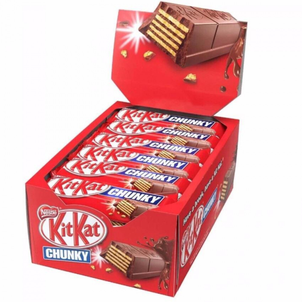KitKat Chunky 24'S X 38g KitKat Chunky 24'S X 38g