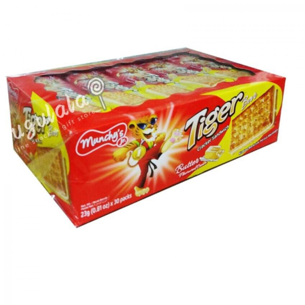 Munchy's Tiger Bar Butter 30'S X 23g Munchy's Tiger Bar Butter 30'S X 23g