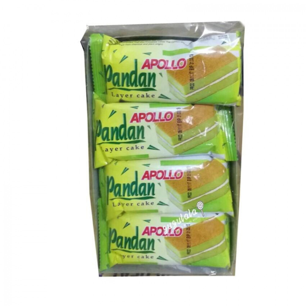 Apollo Pandan Layer Cake A3030M 8'S X 18g Apollo Pandan Layer Cake A3030M 8'S X 18g