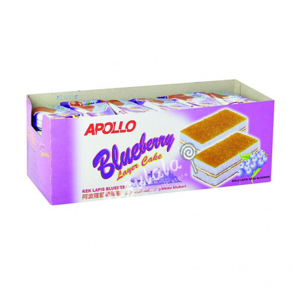 Apollo Blueberry Layer Cake A3080 24'S X 18g Apollo Blueberry Layer Cake A3080 24'S X 18g