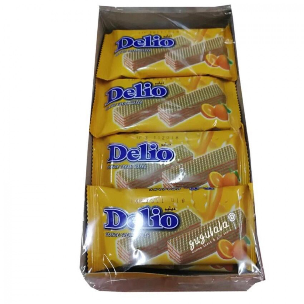 Delio Wafer Orange 24'S Delio Wafer Orange 24'S