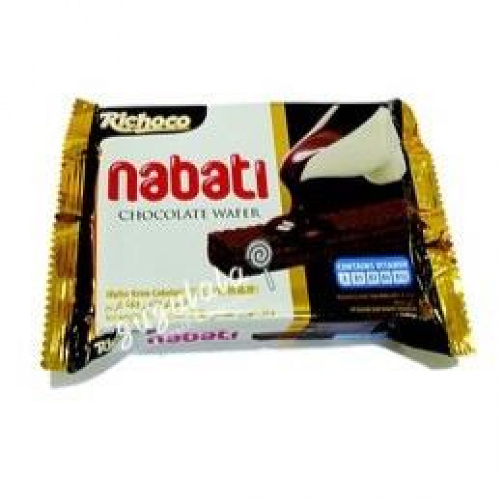 Richoco Nabati Chocolate Wafer 50g Richoco Nabati Chocolate Wafer 50g