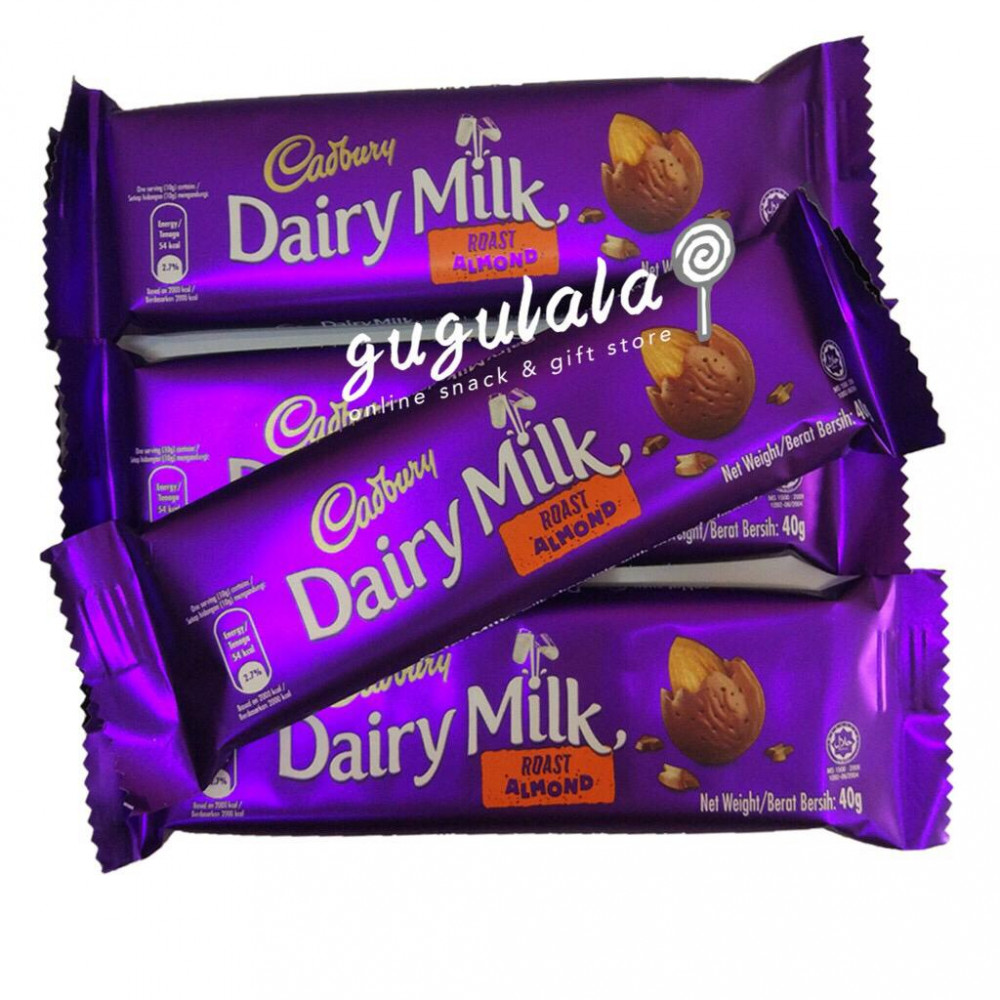 Cadbury Dairy Milk Roast Almond 40g Cadbury Dairy Milk Roast Almond 40g