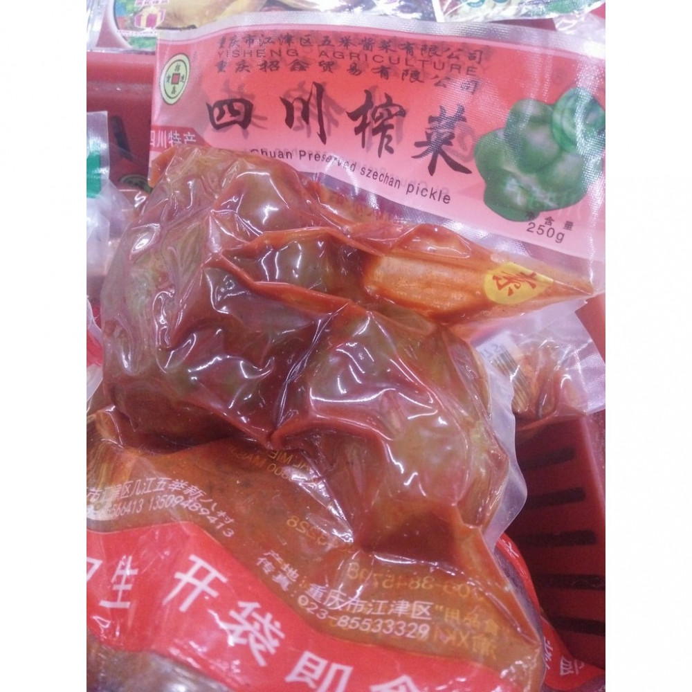 Preserved Szechuan Pickle 四川榨菜 250g Preserved Szechuan Pickle 四川榨菜 250g
