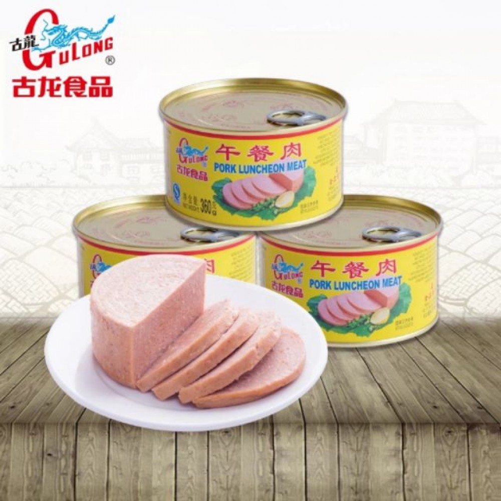 Gulong Lunch meat 古龙午餐肉 390gm Gulong Lunch meat 古龙午餐肉 390gm