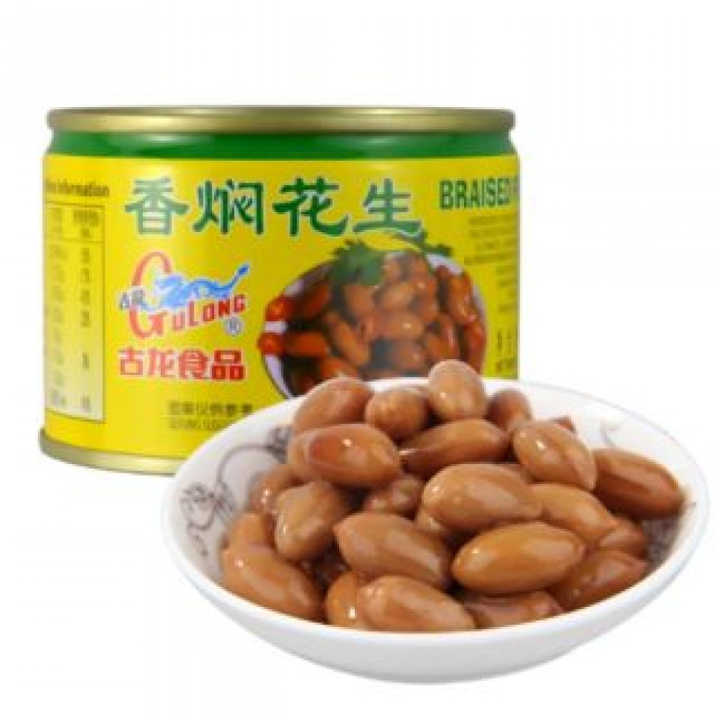 Gulong Braised Peanut 古龍香燜花生 170gm ( 2 bottle) Gulong Braised Peanut 古龍香燜花生 170gm ( 2 bottle)