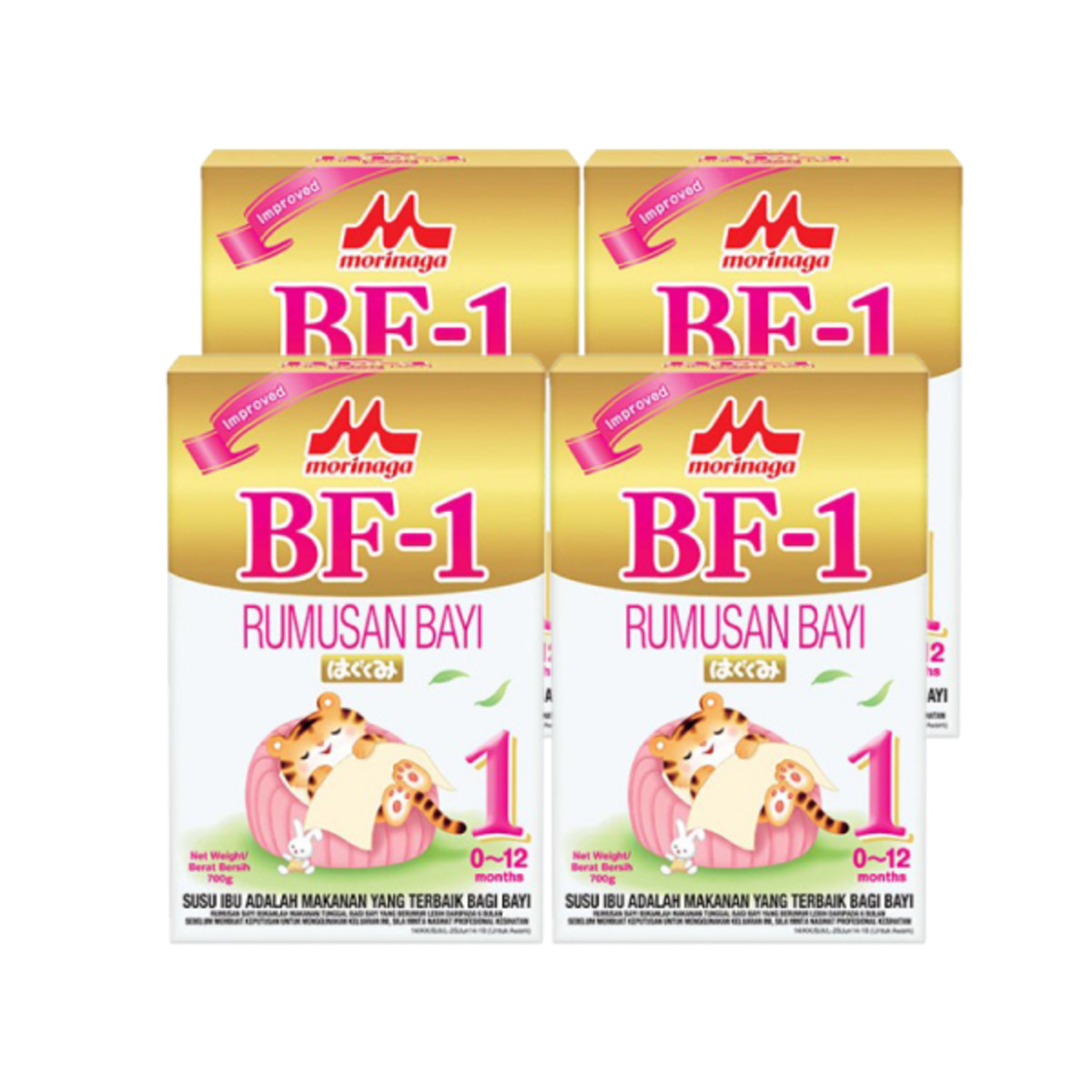 Morinaga BF-1 Step 1 (0-12 months) 700g x 4 