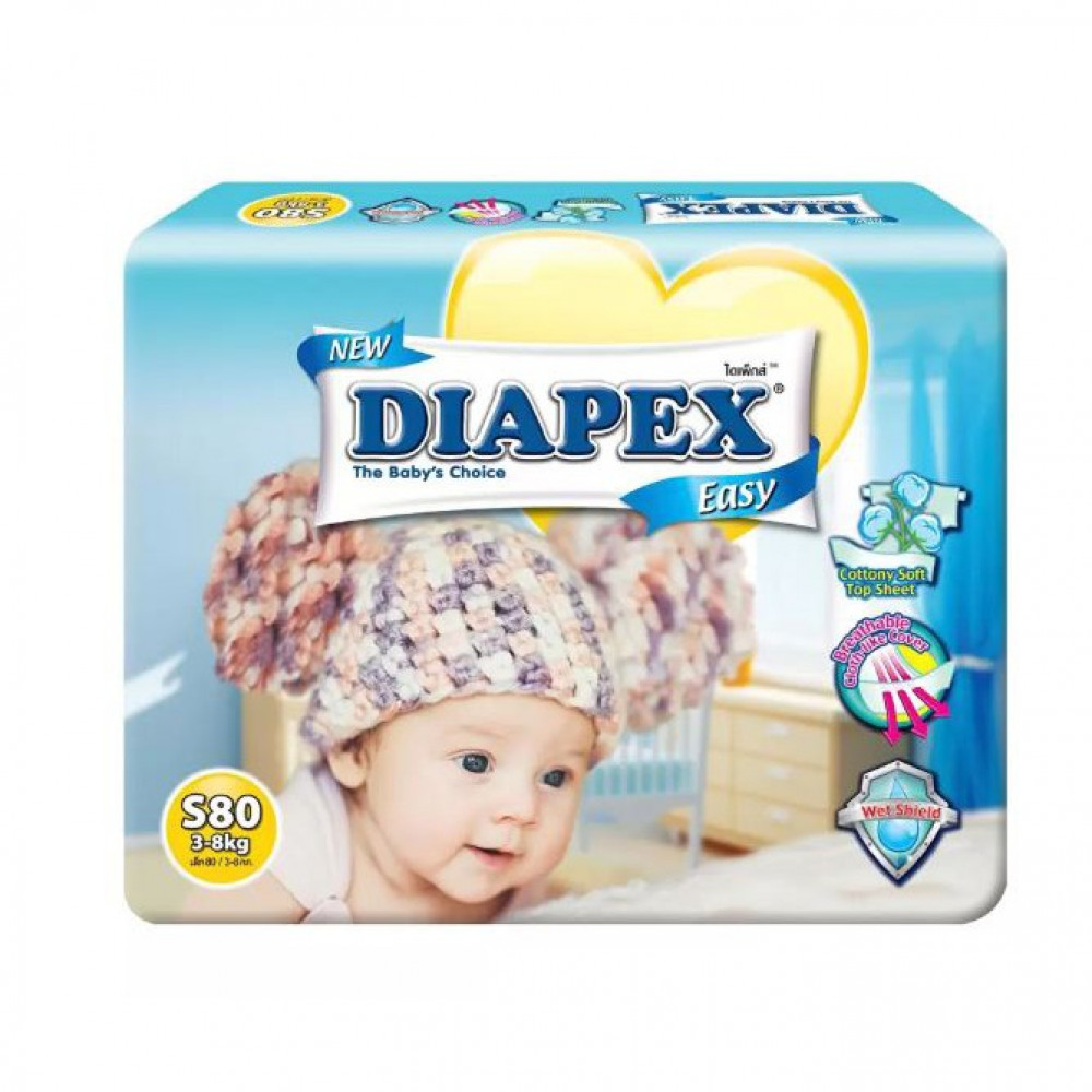 Diapex Easy Tape Mega Pack S80 / M70 / L60 / XL50 / XXL40 Diapex Easy Tape Mega Pack S80 / M70 / L60 / XL50 / XXL40