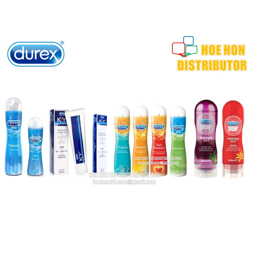 image of Durex Play Strawberry Tingle Warming Aloe Vera Sensual KY Lubricant Massage Tube