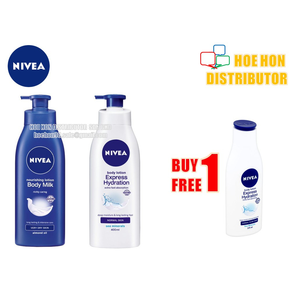 Nivea Body Lotion 400ml Free 125ml Nivea Body Lotion 400ml Free 125ml