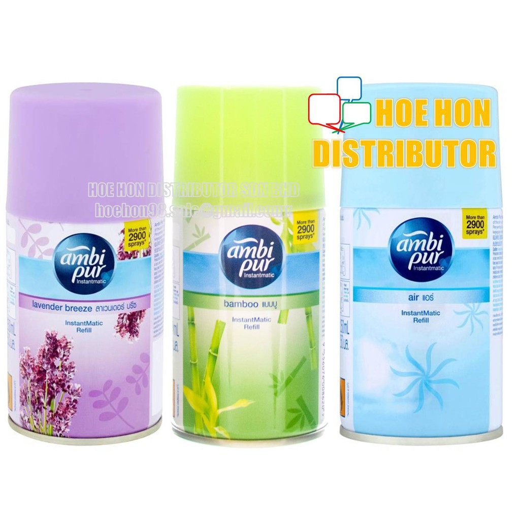 Ambi Pur Instantmatic Refill / Automatic / Starter Spray 250ml Lavender Breeze Ambi Pur Instantmatic Refill / Automatic / Starter Spray 250ml Lavender Breeze