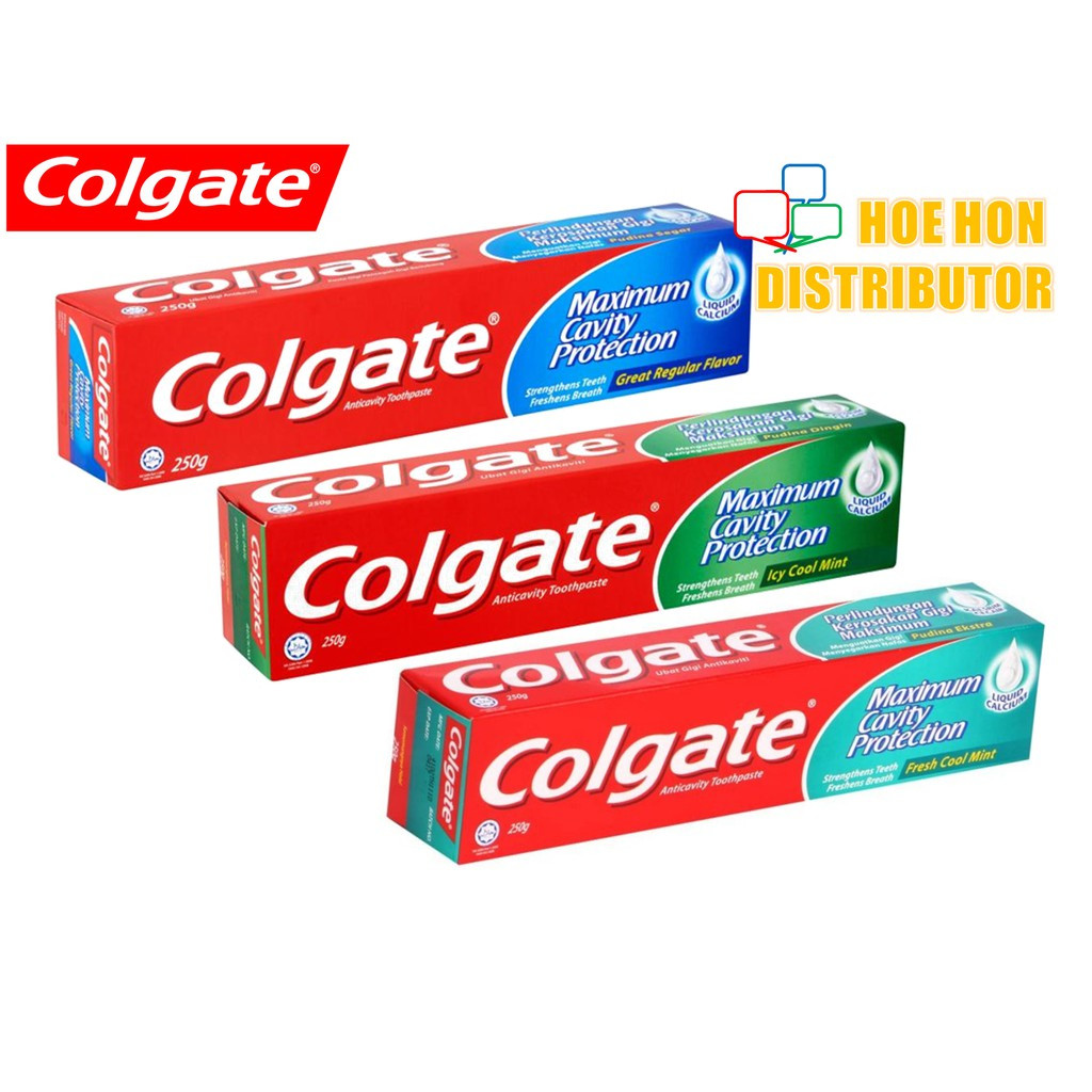 image of Colgate Toothpaste 250g Fresh Cool Mint Great Regular Flavour Ubat Gigi Colgate