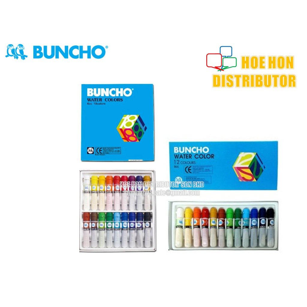 Buncho Water Color / Colour / Colours 6cc 12 / 18 Buncho Water Color / Colour / Colours 6cc 12 / 18