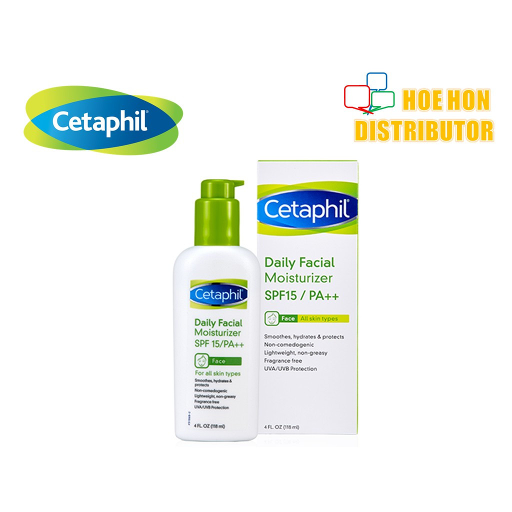 image of Cetaphil Daily Facial Moisturizer / Moisturiser SPF 15 / PA++ 118ml P51869-1